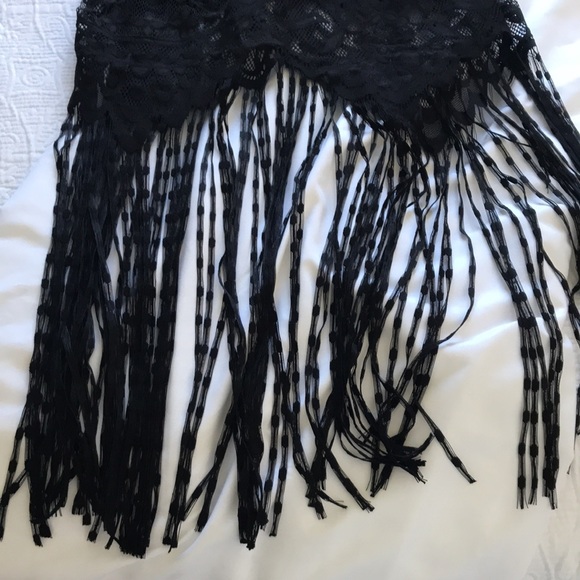 Black fringe midi dress! - Picture 2 of 6